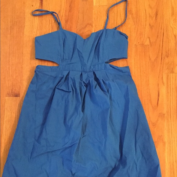 Urban outfitters blue cut out dress size L - Picture 1 of 3